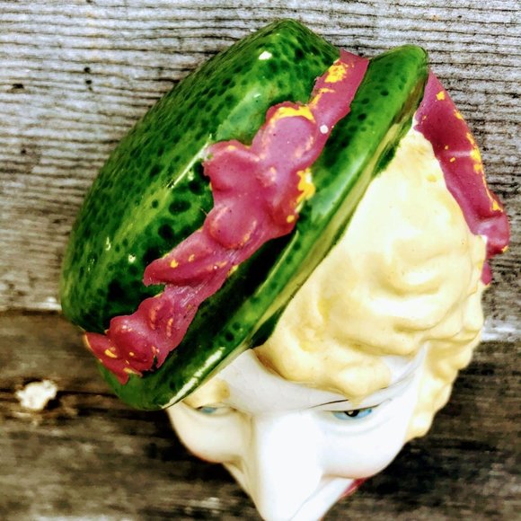 Antique Art Deco Lady Face Wall Hanging 1930’s - Picture 7 of 10